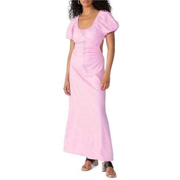 chinese dress ladies Anisa Scoop Neck Maxi Dress - Stripe